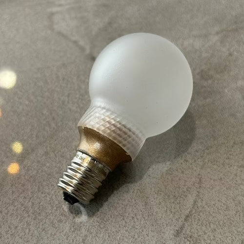 E17 エジソンバルブ LED電球 フロストガラス (ミニGLOBE) 130lm 2200K 電球色 裸電球 エジソン電球 レトロ 照明 デザイン照明