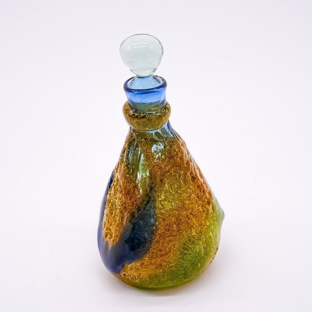 風遊の泡ガラス　岩流　小瓶（サイズ：高さ19㎝　幅10㎝）