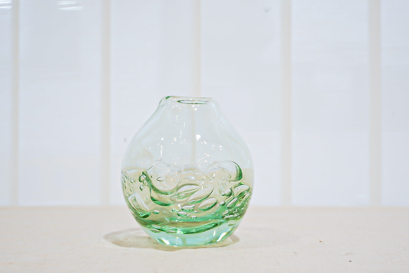 ミニ一輪挿し　琵琶湖彩　glass imeca　神永朱美