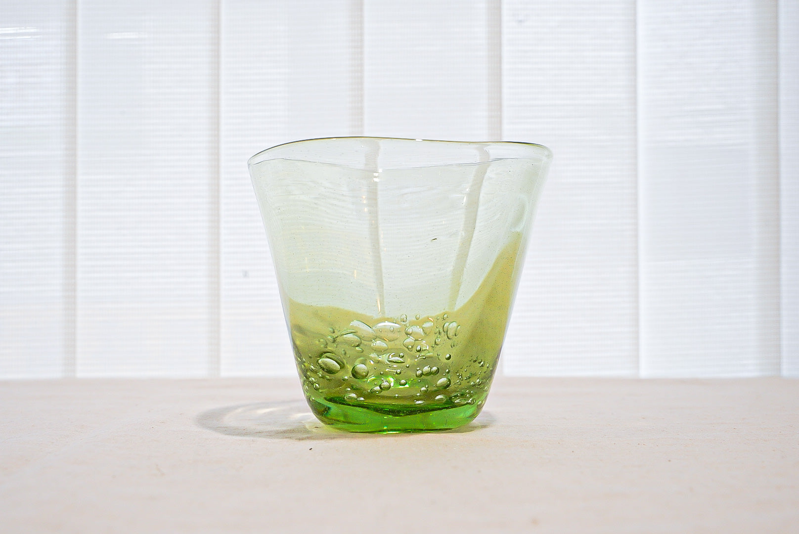 ペーパーロックグラス　琵琶湖彩還元色　glass imeca　神永朱美